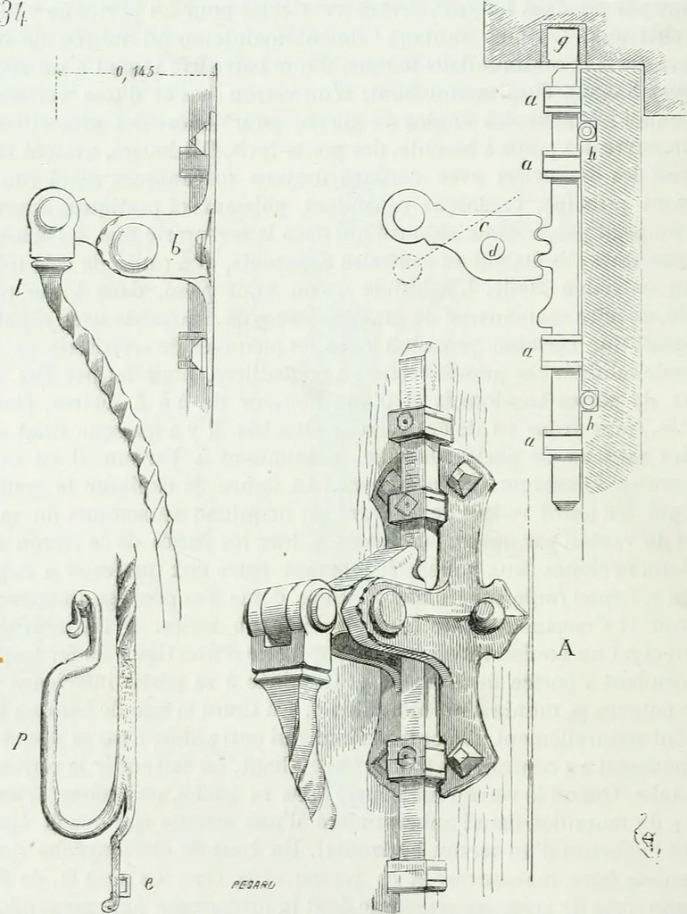 An illustration from Dictionnaire raisonné de l'architecture française du XIe au XVIe siècle, 1858, leaf 345