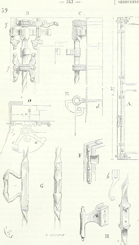 An illustration from Dictionnaire raisonné de l'architecture française du XIe au XVIe siècle, 1858, leaf 354