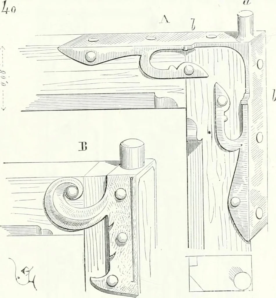 An illustration from Dictionnaire raisonné de l'architecture française du XIe au XVIe siècle, 1858, leaf 356