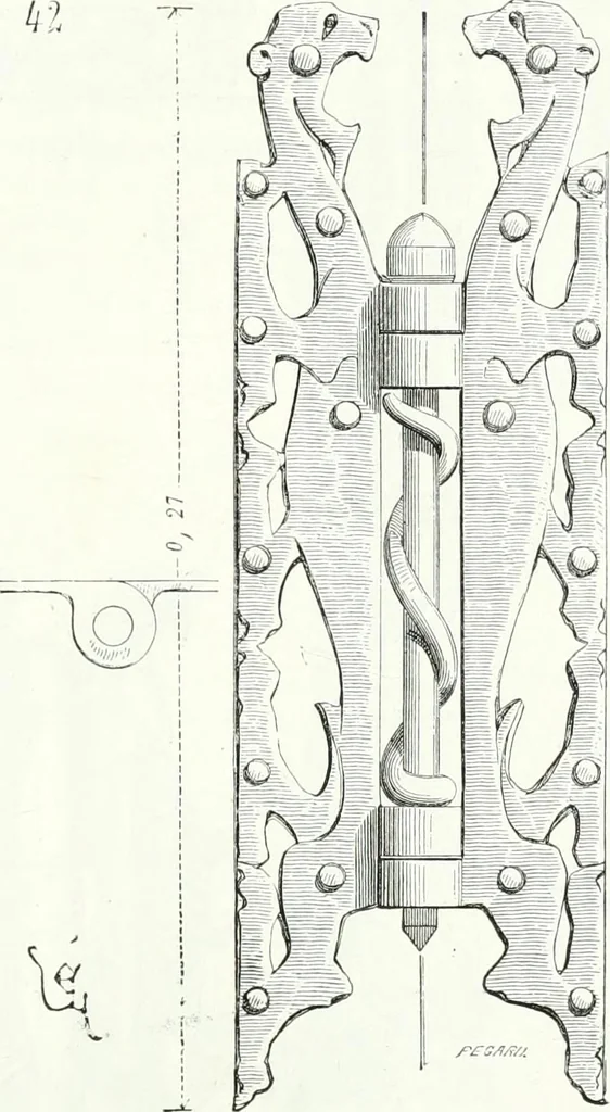 An illustration from Dictionnaire raisonné de l'architecture française du XIe au XVIe siècle, 1858, leaf 358