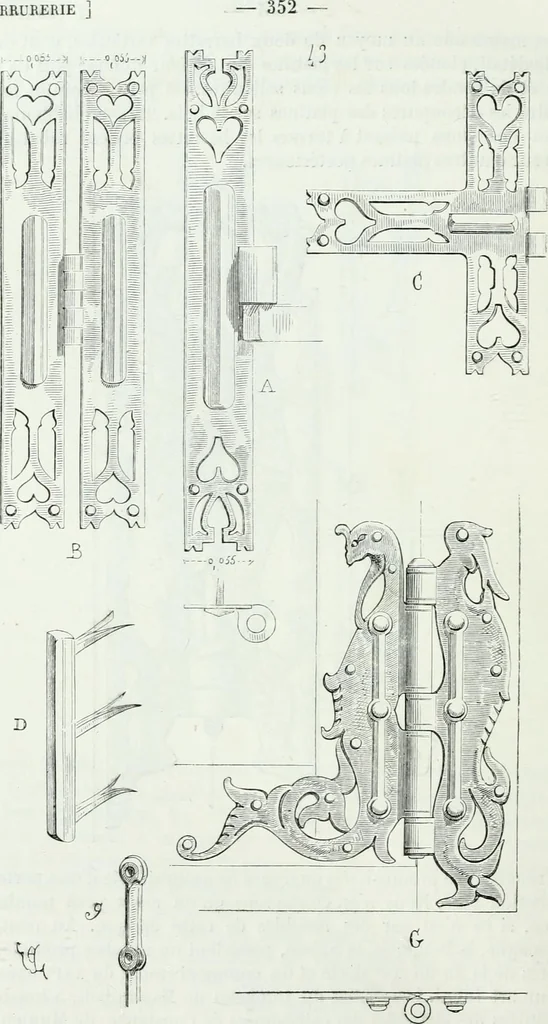 An illustration from Dictionnaire raisonné de l'architecture française du XIe au XVIe siècle, 1858, leaf 359