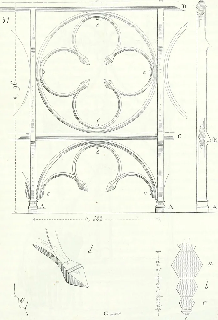 An illustration from Dictionnaire raisonné de l'architecture française du XIe au XVIe siècle, 1858, leaf 370