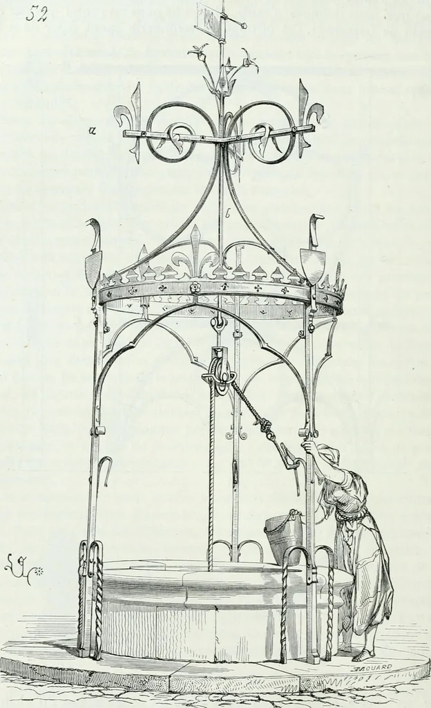 An illustration from Dictionnaire raisonné de l'architecture française du XIe au XVIe siècle, 1858, leaf 371