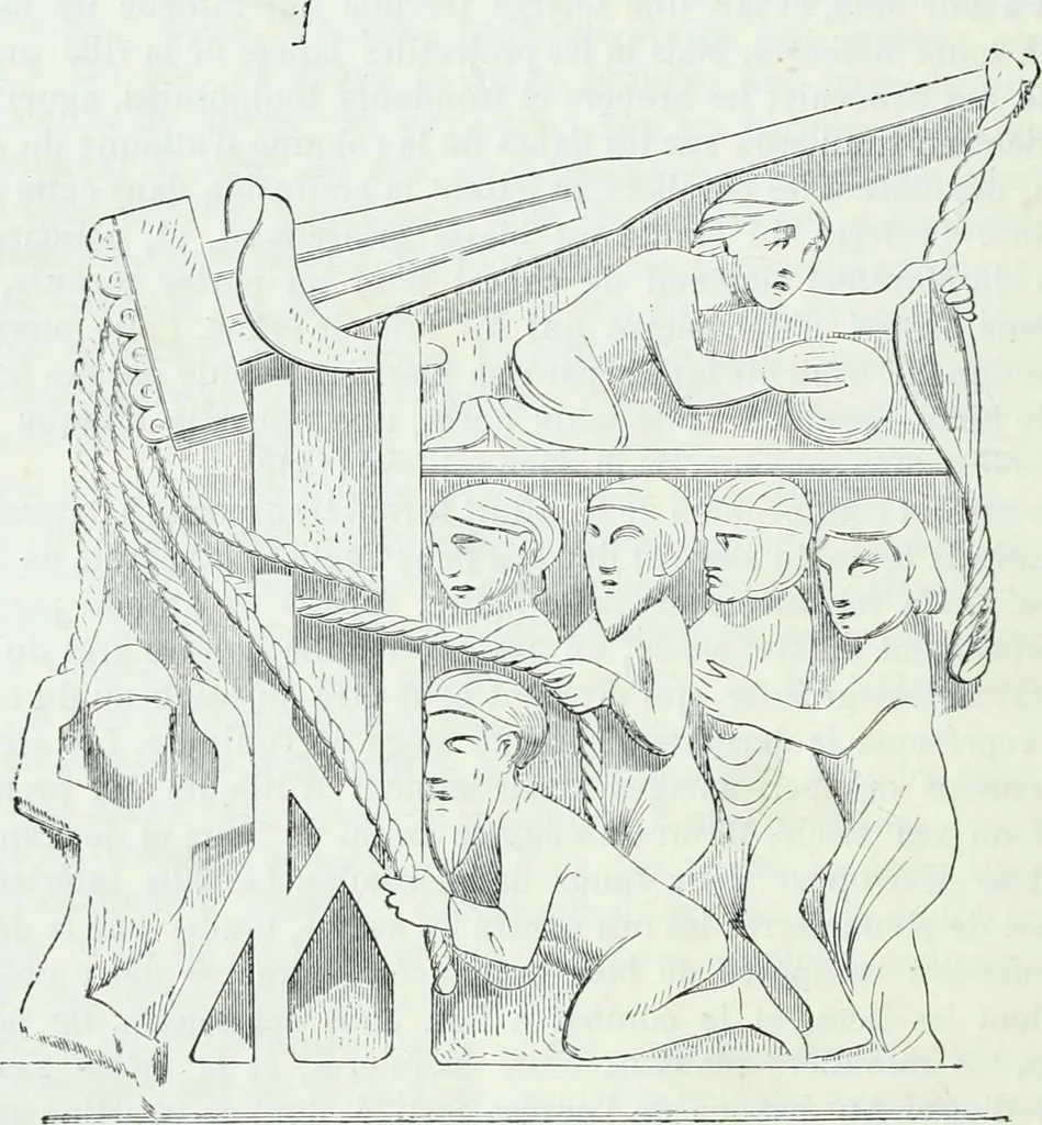 An illustration from Dictionnaire raisonné de l'architecture française du XIe au XVIe siècle, 1858, leaf 399