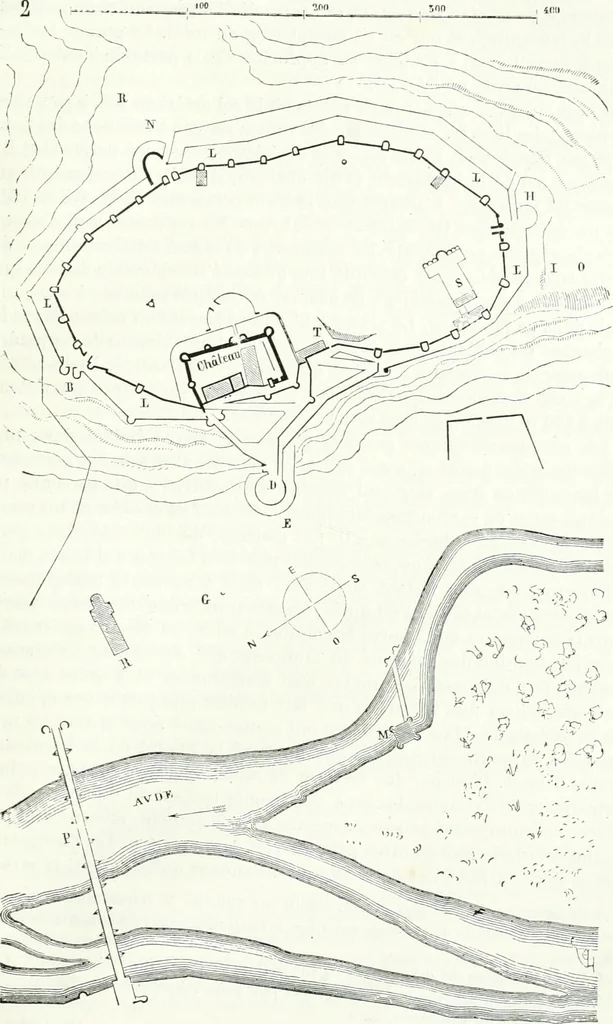 An illustration from Dictionnaire raisonné de l'architecture française du XIe au XVIe siècle, 1858, leaf 402
