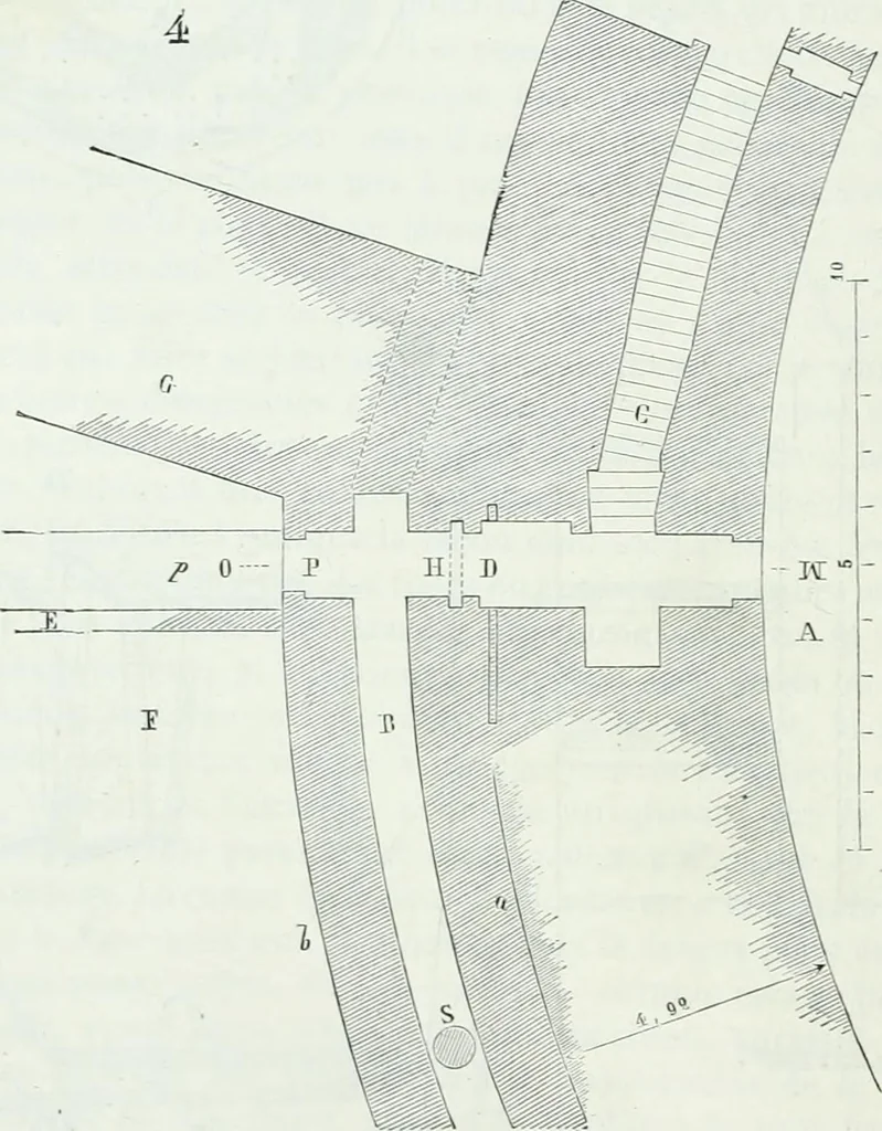 An illustration from Dictionnaire raisonné de l'architecture française du XIe au XVIe siècle, 1858, leaf 411