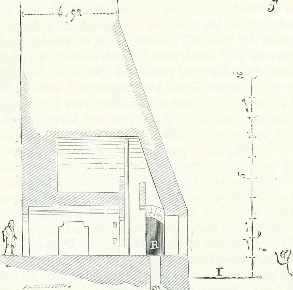 An illustration from Dictionnaire raisonné de l'architecture française du XIe au XVIe siècle, 1858, leaf 412