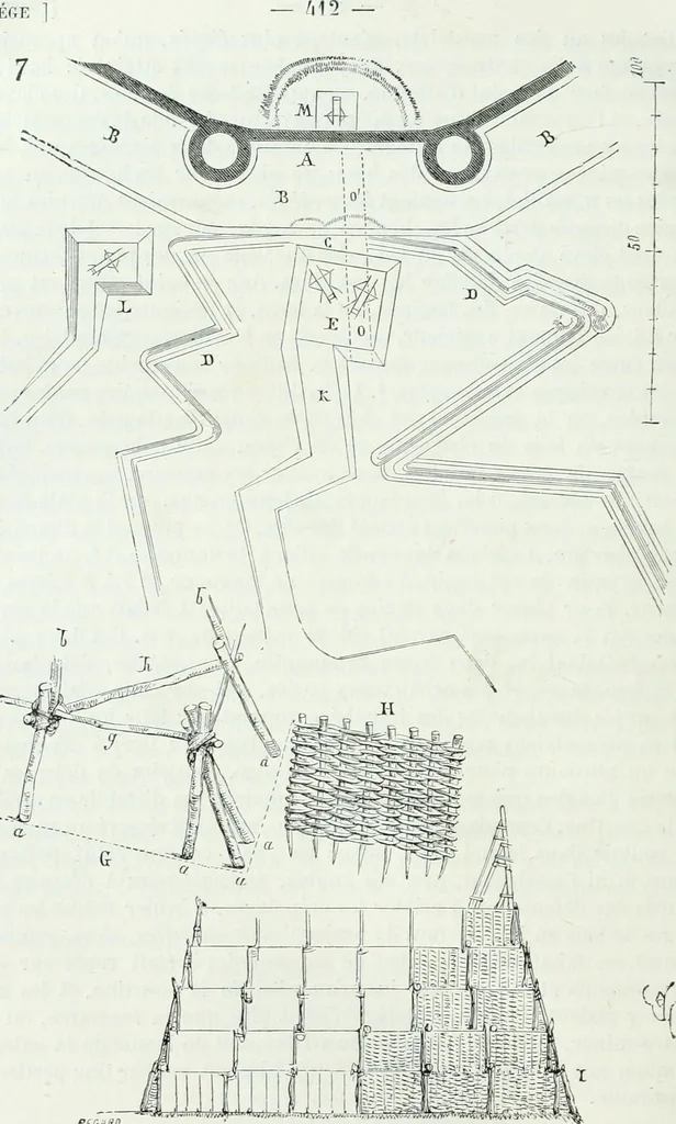 An illustration from Dictionnaire raisonné de l'architecture française du XIe au XVIe siècle, 1858, leaf 419