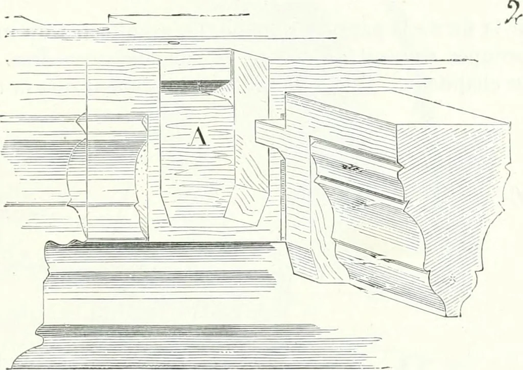 An illustration from Dictionnaire raisonné de l'architecture française du XIe au XVIe siècle, 1858, leaf 448
