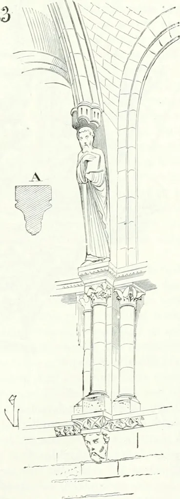 An illustration from Dictionnaire raisonné de l'architecture française du XIe au XVIe siècle, 1858, leaf 452