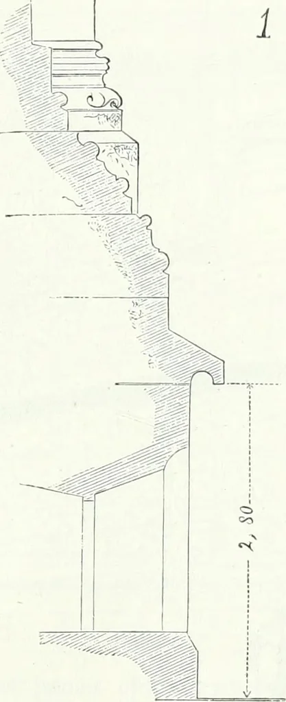 An illustration from Dictionnaire raisonné de l'architecture française du XIe au XVIe siècle, 1858, leaf 464