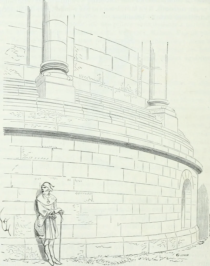An illustration from Dictionnaire raisonné de l'architecture française du XIe au XVIe siècle, 1858, leaf 465
