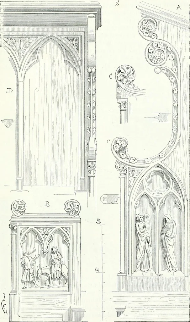 An illustration from Dictionnaire raisonné de l'architecture française du XIe au XVIe siècle, 1858, leaf 472