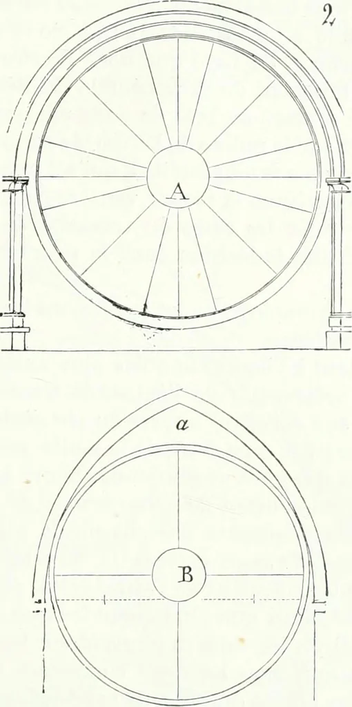 An illustration from Dictionnaire raisonné de l'architecture française du XIe au XVIe siècle, 1858, leaf 50