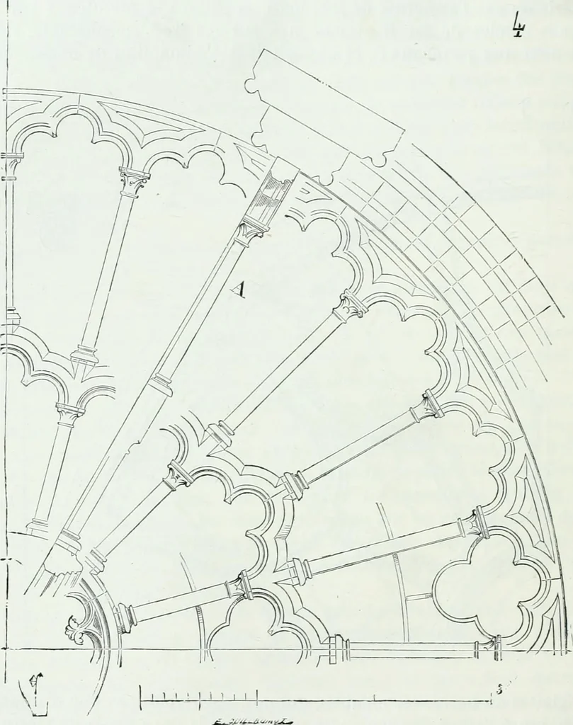 An illustration from Dictionnaire raisonné de l'architecture française du XIe au XVIe siècle, 1858, leaf 53