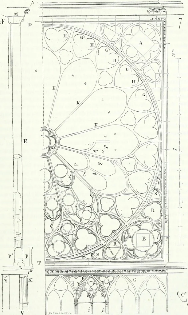 An illustration from Dictionnaire raisonné de l'architecture française du XIe au XVIe siècle, 1858, leaf 58