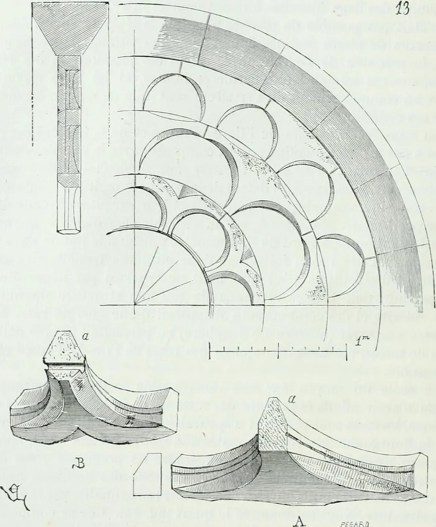 An illustration from Dictionnaire raisonné de l'architecture française du XIe au XVIe siècle, 1858, leaf 73