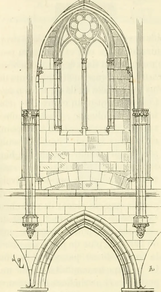 An illustration from Dictionnaire raisonné de l'architecture française du XIe au XVIe siècle, 1858, leaf 111