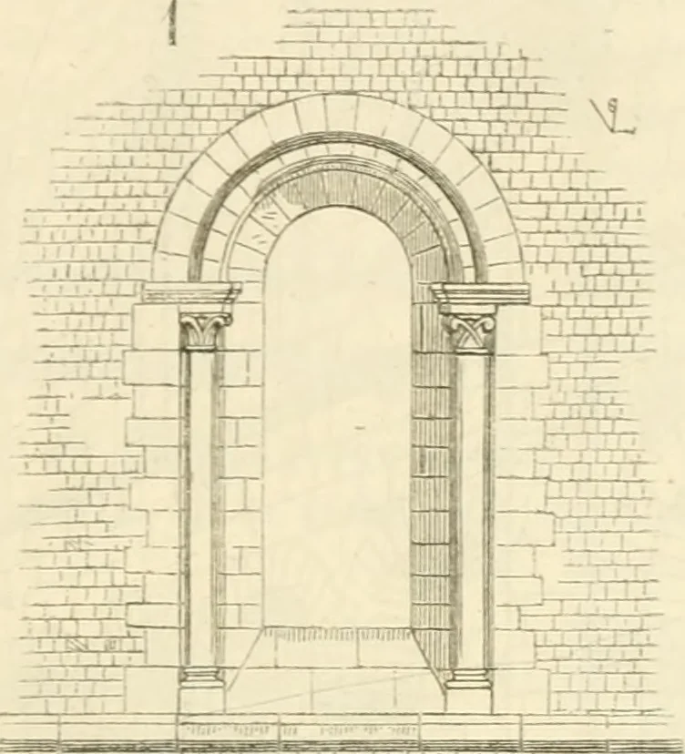 An illustration from Dictionnaire raisonné de l'architecture française du XIe au XVIe siècle, 1858, leaf 114