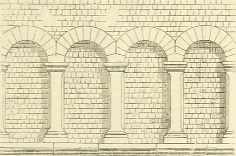 An illustration from Dictionnaire raisonné de l'architecture française du XIe au XVIe siècle, 1858, leaf 114