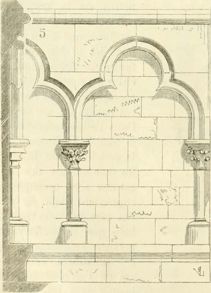 An illustration from Dictionnaire raisonné de l'architecture française du XIe au XVIe siècle, 1858, leaf 117