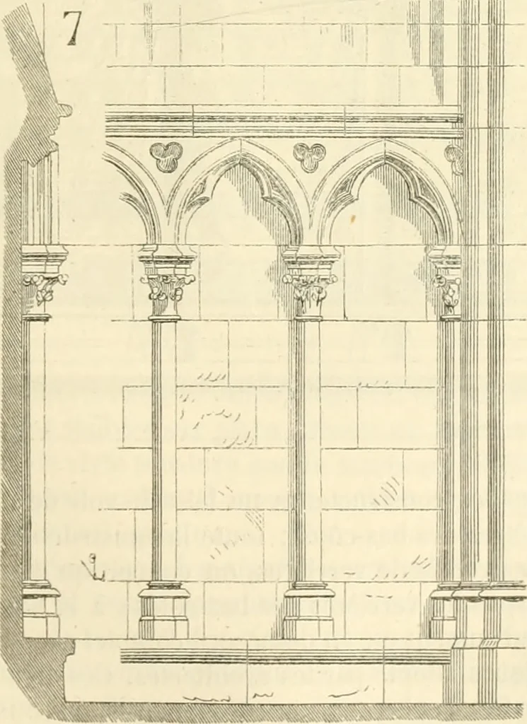 An illustration from Dictionnaire raisonné de l'architecture française du XIe au XVIe siècle, 1858, leaf 118