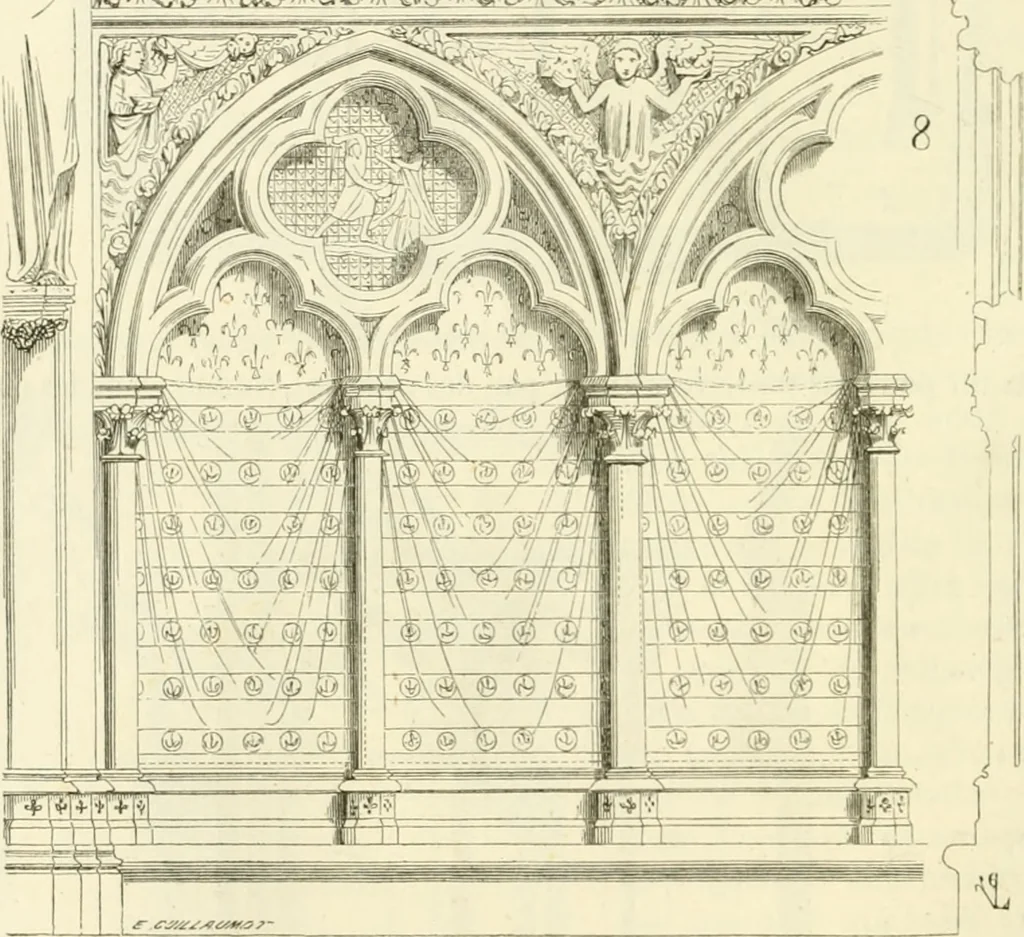 An illustration from Dictionnaire raisonné de l'architecture française du XIe au XVIe siècle, 1858, leaf 119