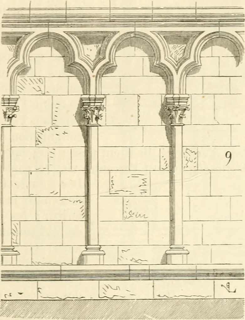 An illustration from Dictionnaire raisonné de l'architecture française du XIe au XVIe siècle, 1858, leaf 120