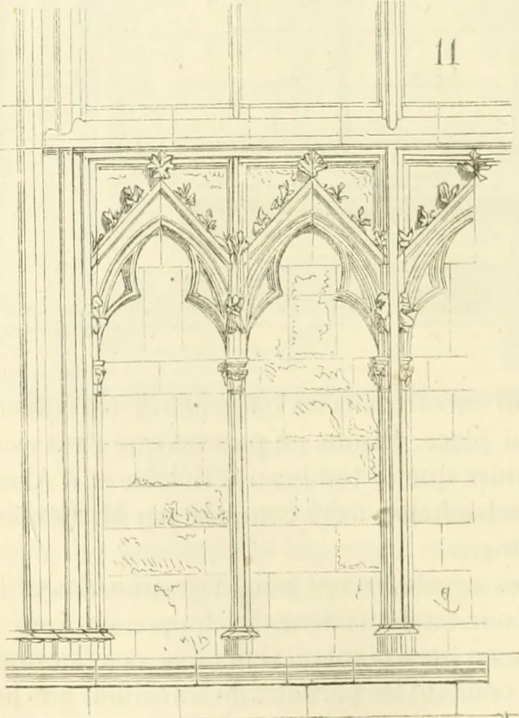 An illustration from Dictionnaire raisonné de l'architecture française du XIe au XVIe siècle, 1858, leaf 121