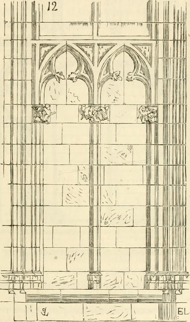 An illustration from Dictionnaire raisonné de l'architecture française du XIe au XVIe siècle, 1858, leaf 122