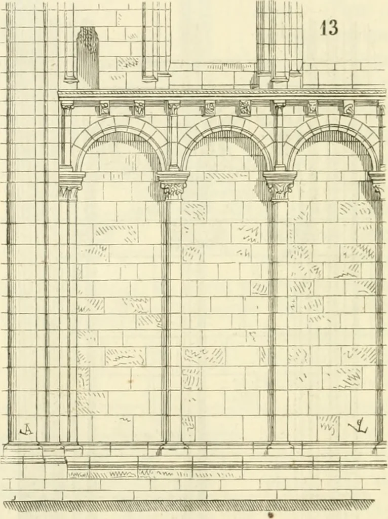 An illustration from Dictionnaire raisonné de l'architecture française du XIe au XVIe siècle, 1858, leaf 123