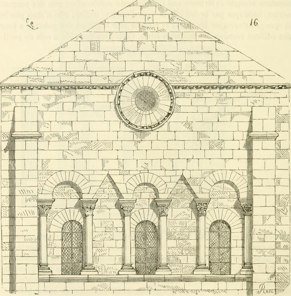 An illustration from Dictionnaire raisonné de l'architecture française du XIe au XVIe siècle, 1858, leaf 125