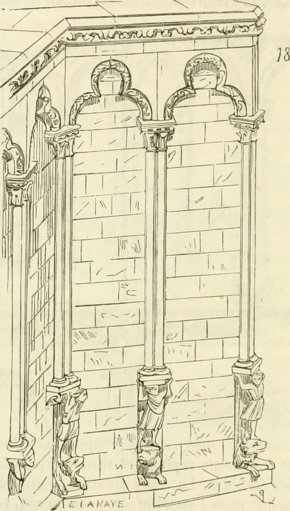 An illustration from Dictionnaire raisonné de l'architecture française du XIe au XVIe siècle, 1858, leaf 127