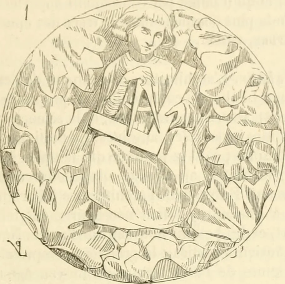 An illustration from Dictionnaire raisonné de l'architecture française du XIe au XVIe siècle, 1858, leaf 140