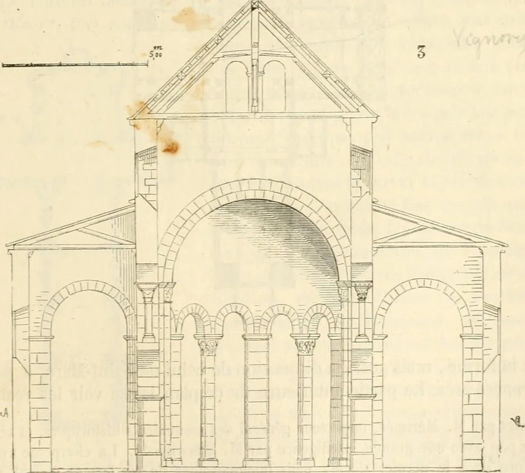 An illustration from Dictionnaire raisonné de l'architecture française du XIe au XVIe siècle, 1858, leaf 194