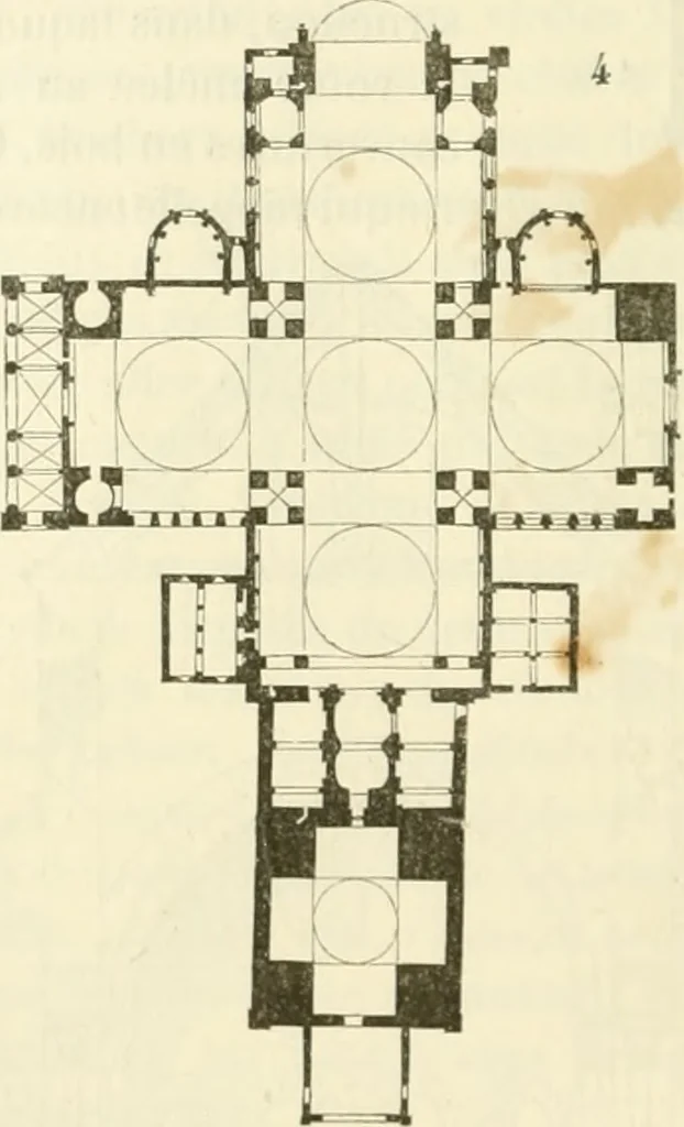 An illustration from Dictionnaire raisonné de l'architecture française du XIe au XVIe siècle, 1858, leaf 195