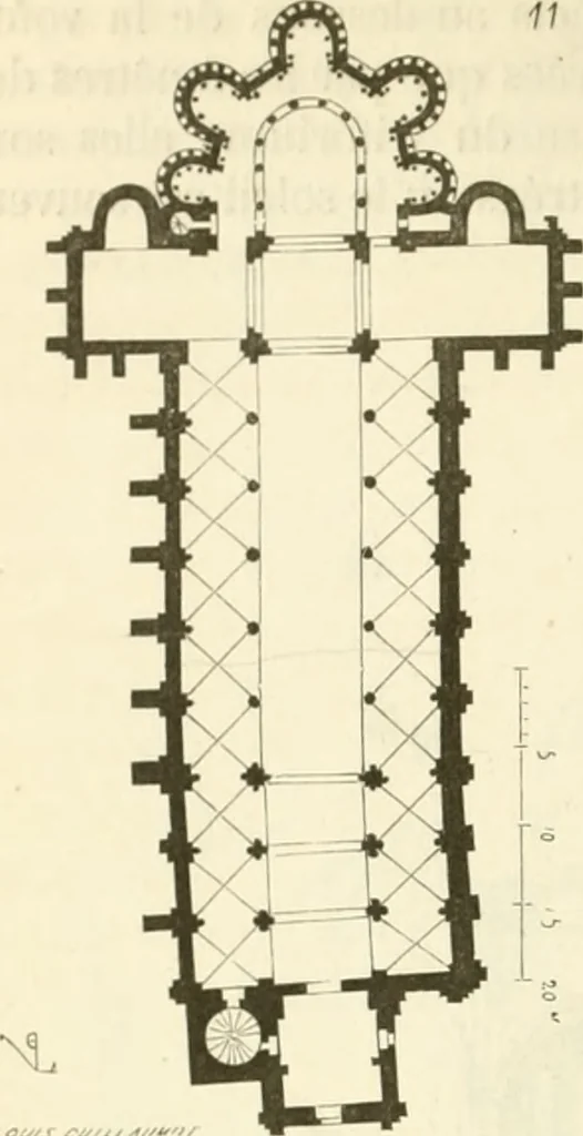 An illustration from Dictionnaire raisonné de l'architecture française du XIe au XVIe siècle, 1858, leaf 201