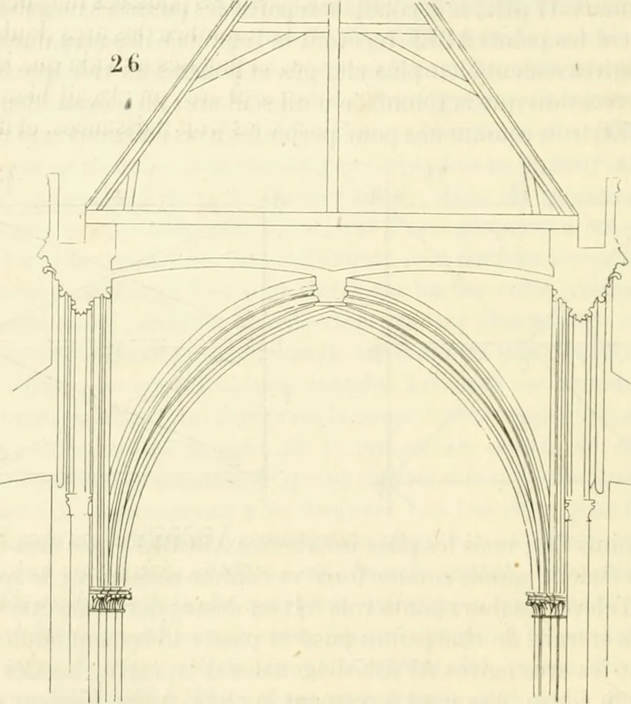 An illustration from Dictionnaire raisonné de l'architecture française du XIe au XVIe siècle, 1858, leaf 215