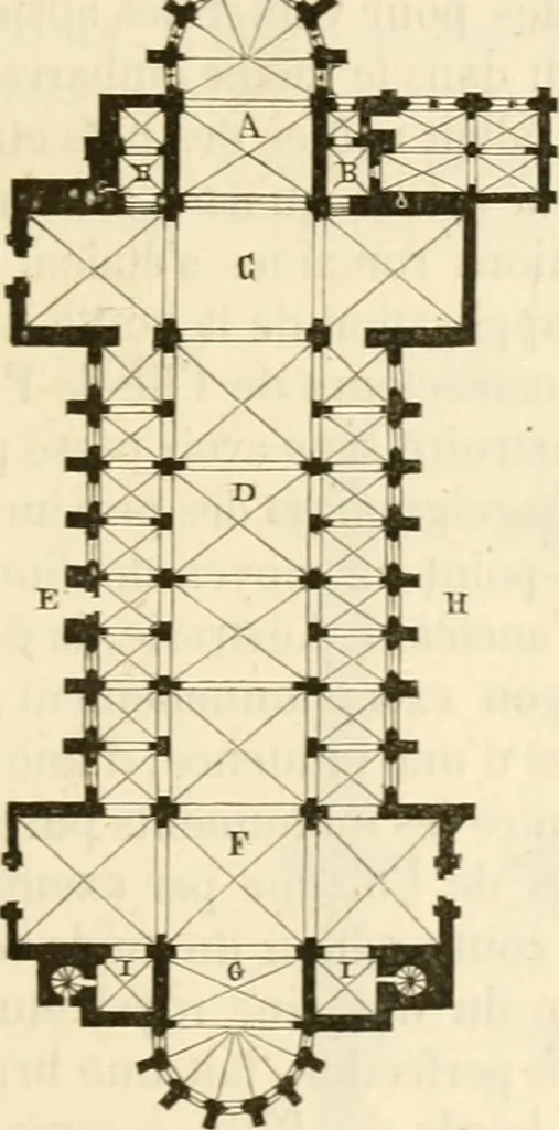An illustration from Dictionnaire raisonné de l'architecture française du XIe au XVIe siècle, 1858, leaf 234