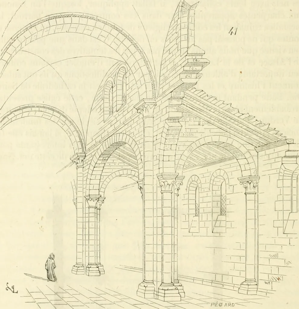 An illustration from Dictionnaire raisonné de l'architecture française du XIe au XVIe siècle, 1858, leaf 237