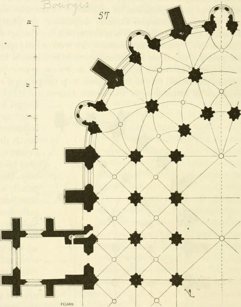 An illustration from Dictionnaire raisonné de l'architecture française du XIe au XVIe siècle, 1858, leaf 259