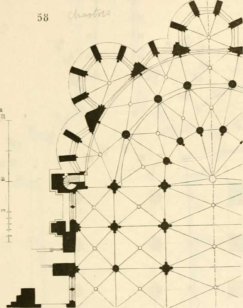 An illustration from Dictionnaire raisonné de l'architecture française du XIe au XVIe siècle, 1858, leaf 260