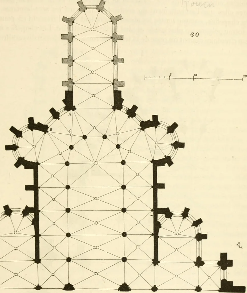 An illustration from Dictionnaire raisonné de l'architecture française du XIe au XVIe siècle, 1858, leaf 262