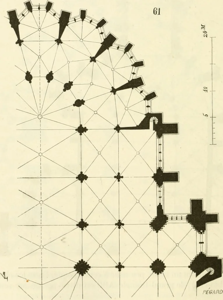 An illustration from Dictionnaire raisonné de l'architecture française du XIe au XVIe siècle, 1858, leaf 263