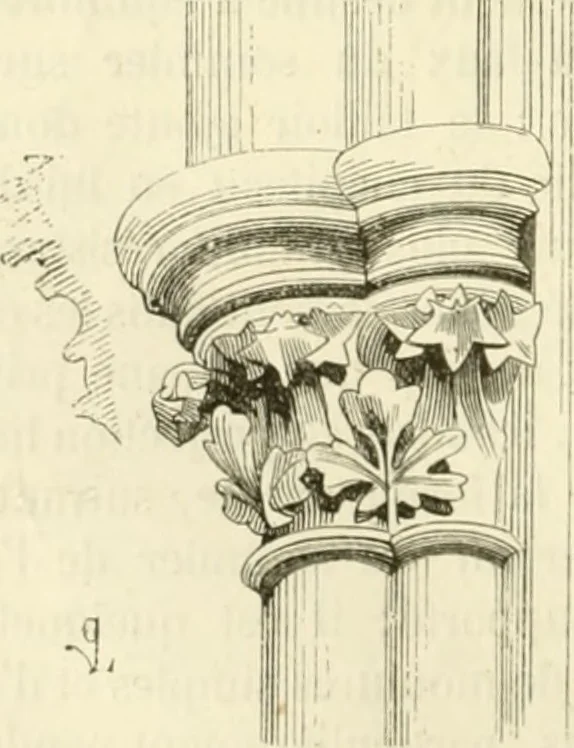 An illustration from Dictionnaire raisonné de l'architecture française du XIe au XVIe siècle, 1858, leaf 27