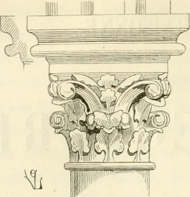 An illustration from Dictionnaire raisonné de l'architecture française du XIe au XVIe siècle, 1858, leaf 27