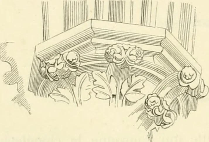 An illustration from Dictionnaire raisonné de l'architecture française du XIe au XVIe siècle, 1858, leaf 27