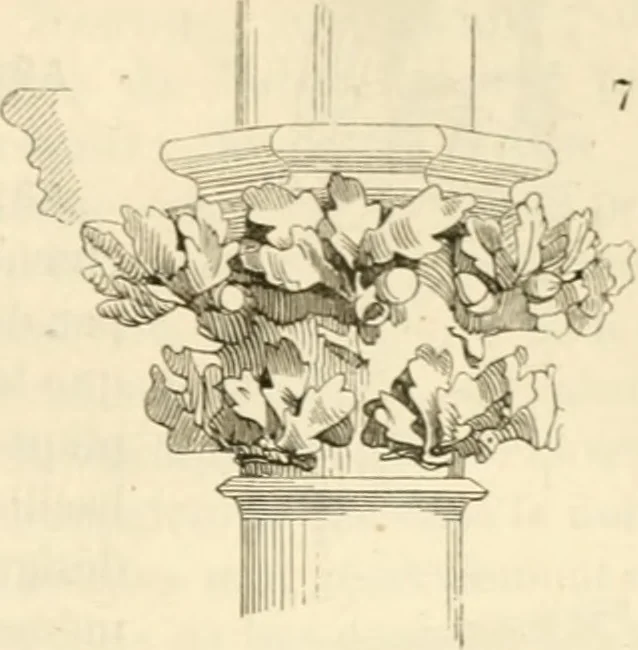 An illustration from Dictionnaire raisonné de l'architecture française du XIe au XVIe siècle, 1858, leaf 28