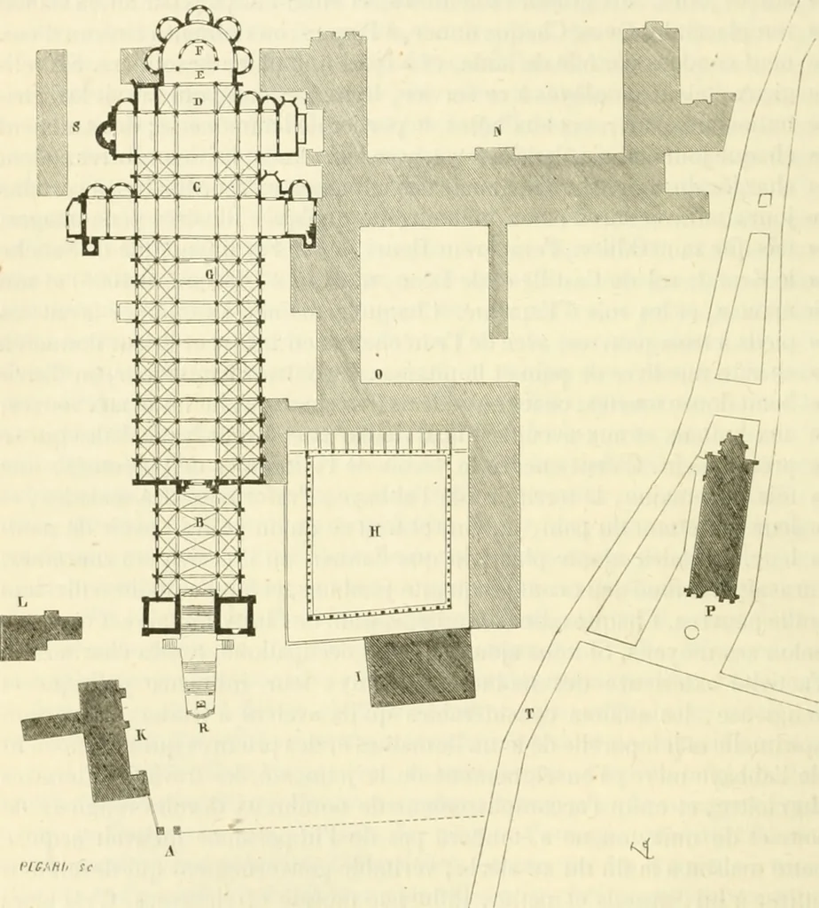 An illustration from Dictionnaire raisonné de l'architecture française du XIe au XVIe siècle, 1858, leaf 283