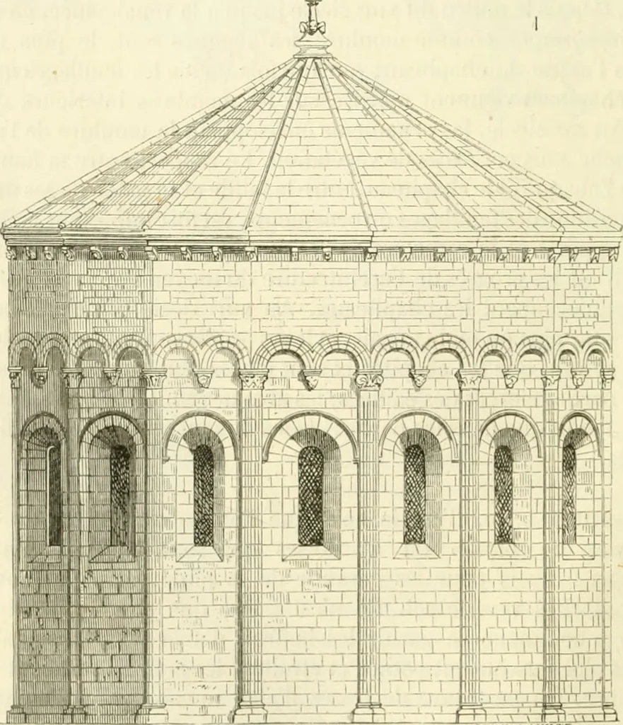 An illustration from Dictionnaire raisonné de l'architecture française du XIe au XVIe siècle, 1858, leaf 29